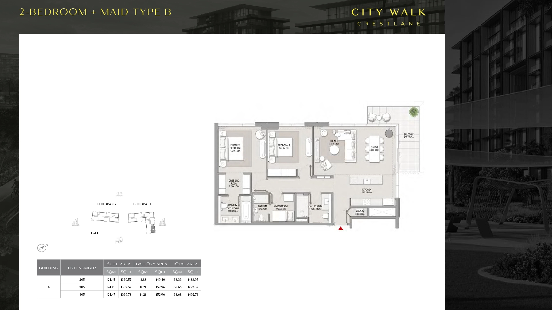 2 BR - Type B